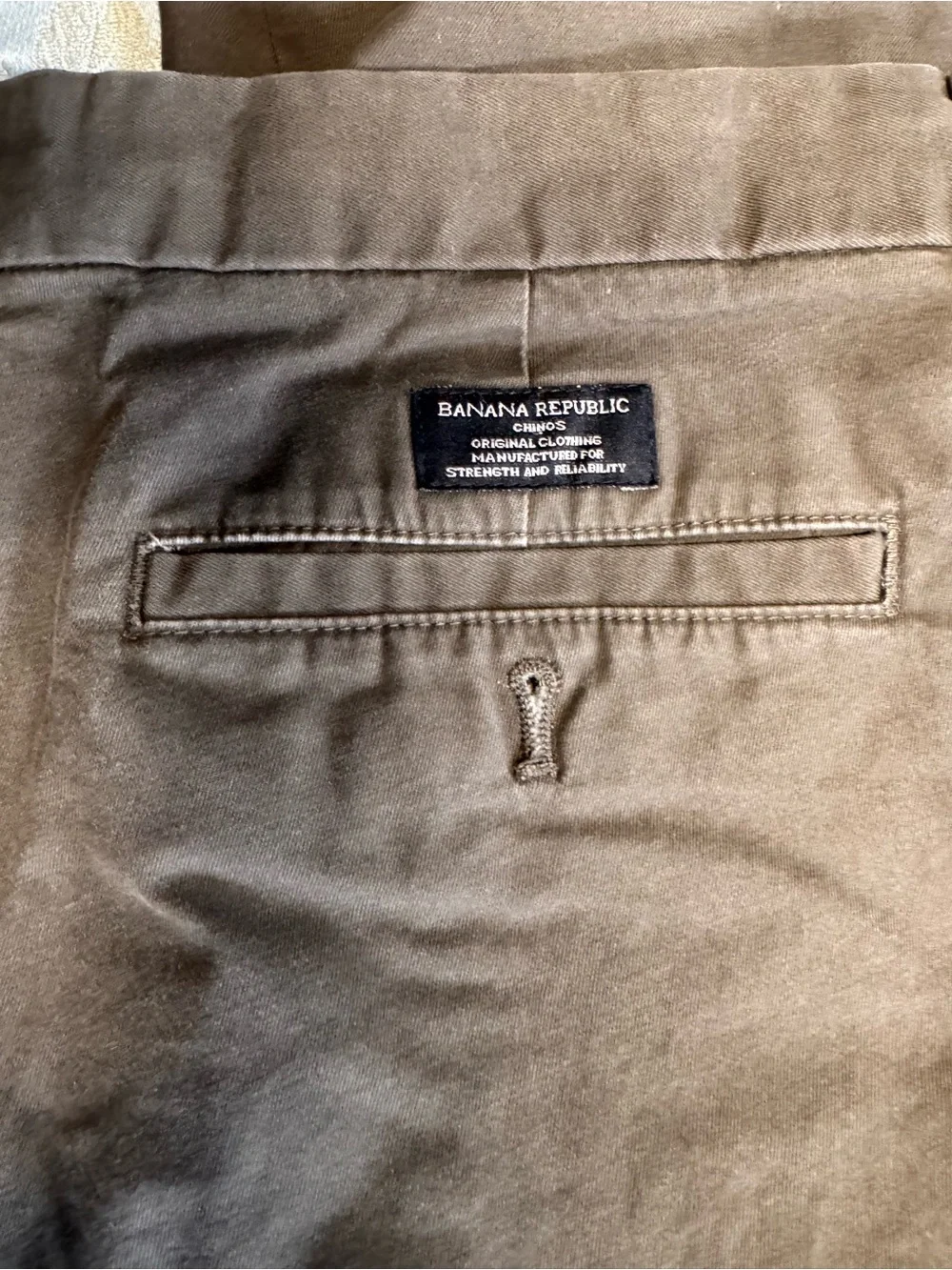 Banana Republic Men's Dark Brown Chino Pants
